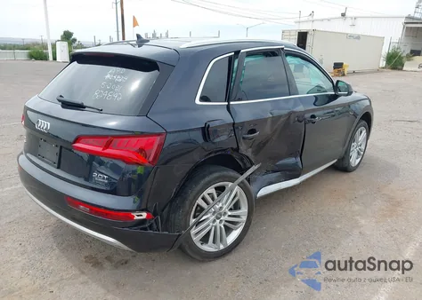 2018 Audi Q5 2.0T Premium/2.0T Tech Premium z USA, uszkodzony, nr VIN WA1BNAFY6J2090428